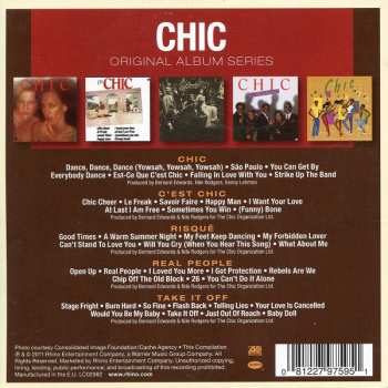 5CD/Dobozkészlet Chic: Original Album Series