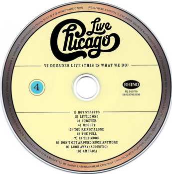 4CD/DVD/Dobozkészlet Chicago: Live VI Decades Live (This Is What We Do)