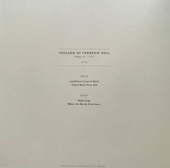 3LP/Dobozkészlet Chicago: At Carnegie Hall - April 9, 1971 LTD