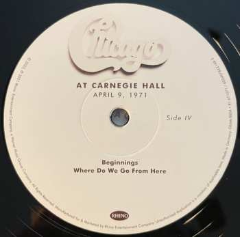 3LP/Dobozkészlet Chicago: At Carnegie Hall - April 9, 1971 LTD