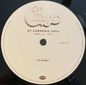 3LP/Dobozkészlet Chicago: At Carnegie Hall - April 9, 1971 LTD