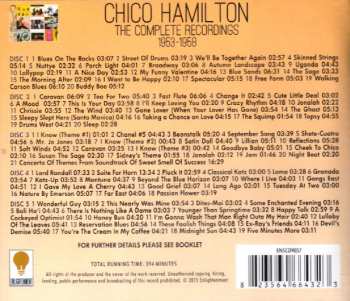 5CD/Dobozkészlet Chico Hamilton: The Complete Recordings 1953-1958