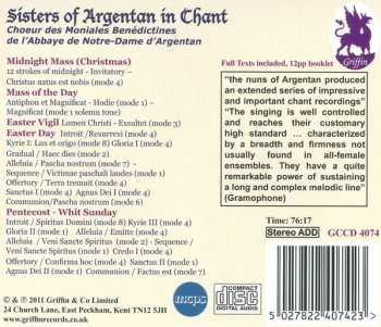 CD Choeur Des Moniales De L'Abbaye Notre-Dame D'Argentan: Sisters Of Argentan In Chant (Chants For Services)