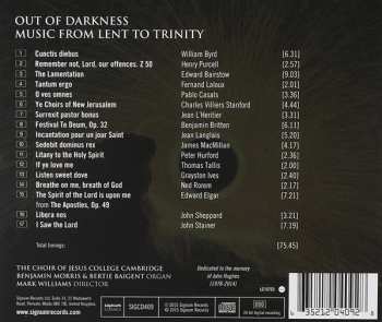 CD Choir Of Jesus College Cambridge: Out Of Darkness. Music From Lent To Trinity