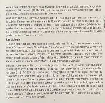 CD Frédéric Chopin: 4 Ballades 4 Impromptus