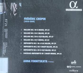 CD Frédéric Chopin: 4 Ballades 4 Impromptus