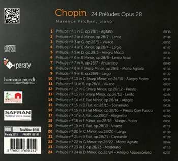 CD Frédéric Chopin: 24 Preludes Opus 28  
