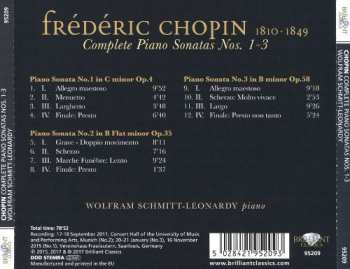 CD Frédéric Chopin: Complete Piano Sonatas Nos. 1-3