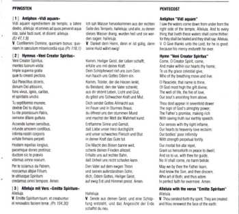 CD Godehard Joppich: Gregorianische Gesänge: Pfingsten • Eucharistie • Maria / Pentecost • Eucharist • St.Mary
