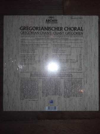 LP Godehard Joppich: Gregorianischer Choral / Gregorian Chant / Chant Gregorien  :  Zwei Grosse Feste Des Kirchenjahres - Two Major Feasts Of The Church Year - Deux Grandes Fêtes de L'année Liturgique