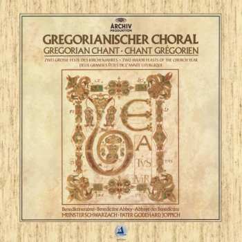 LP Godehard Joppich: Gregorianischer Choral / Gregorian Chant / Chant Gregorien  :  Zwei Grosse Feste Des Kirchenjahres - Two Major Feasts Of The Church Year - Deux Grandes Fêtes de L'année Liturgique