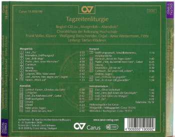 CD Choralschola Der Folkwang Hochschule: Tageszeitenliturgie (Begleit-CD Zu „Morgenlob - Abendlob”)