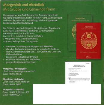 CD Choralschola Der Folkwang Hochschule: Tageszeitenliturgie (Begleit-CD Zu „Morgenlob - Abendlob”)