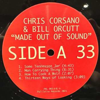 LP Chris Corsano: Made Out Of Sound