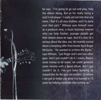 CD Chris Hillman: Live At The Bottom Line 1977