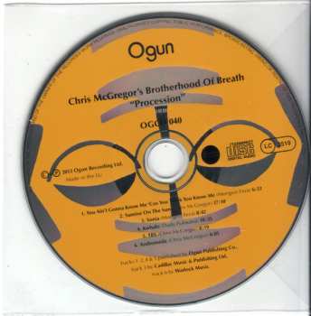 CD Chris McGregor's Brotherhood Of Breath: Procession (Live At Toulouse)