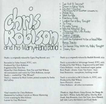 CD Chris Robison: Chris Robison & His Many-Hand Band