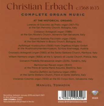 9CD/Dobozkészlet Manuel Tomadin: Complete Organ Music