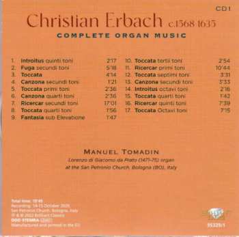 9CD/Dobozkészlet Manuel Tomadin: Complete Organ Music