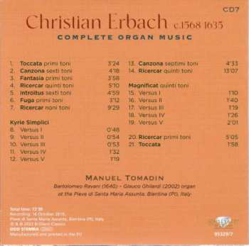 9CD/Dobozkészlet Manuel Tomadin: Complete Organ Music