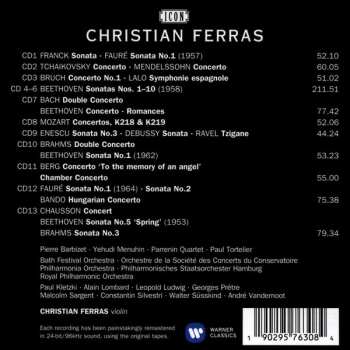 13CD/Dobozkészlet Christian Ferras: The Complete HMV & Telefunken Recordings