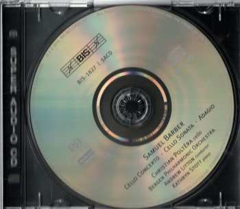 SACD Samuel Barber: Cello Concerto; Sonata; Adagio for Strings
