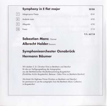 CD Sebastian Manz: Symphony ∙ Clarinet Concerto ∙ Double Concerto