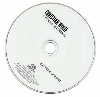 CD Quatuor Bozzini: 3 String Quartets