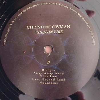LP/CD Christine Owman: When On Fire