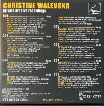 8CD/Dobozkészlet Christine Walevska: The Beauty & The Bow (Private Archive Recordings)