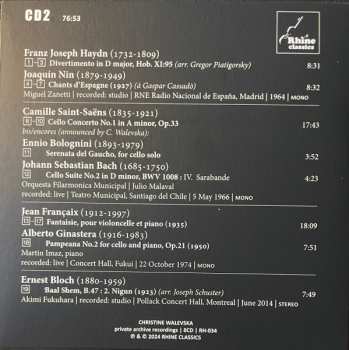 8CD/Dobozkészlet Christine Walevska: The Beauty & The Bow (Private Archive Recordings)