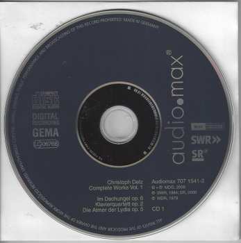 3CD/Dobozkészlet Christoph Delz: Complete Works Vol. 1