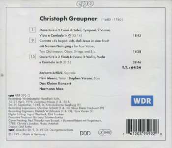 CD Das Kleine Konzert: Two Overtures • Cantata