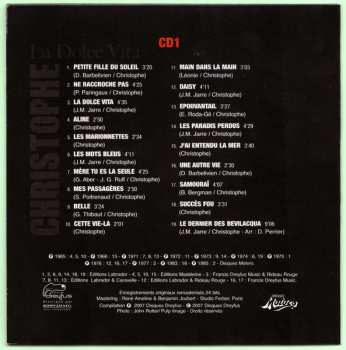 3CD/Dobozkészlet Christophe: La Dolce Vita