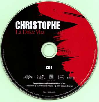 3CD/Dobozkészlet Christophe: La Dolce Vita