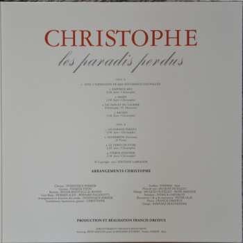 LP Christophe: Les Paradis Perdus