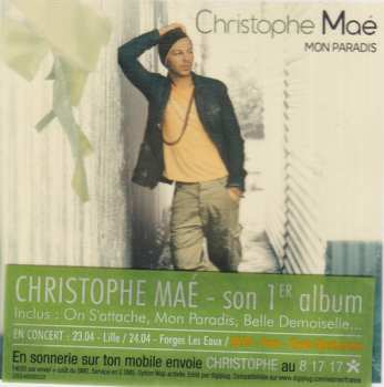 CD Christophe Maé: Mon Paradis