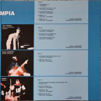 2LP Christophe: Olympia