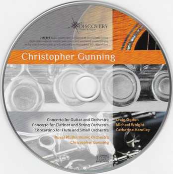 CD Christopher Gunning: Concertos For Guitar, Clarinet And Flute