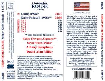 CD Christopher Rouse: Seing / Kabir Pandavali