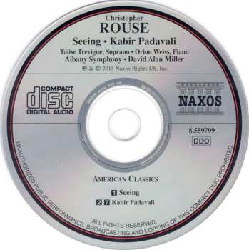 CD Christopher Rouse: Seing / Kabir Pandavali