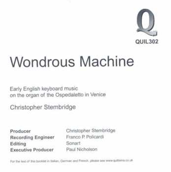 CD Christopher Stembridge: Wondrous Machine