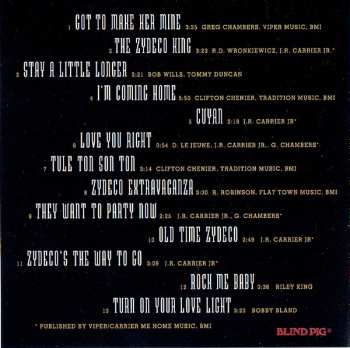 CD Chubby Carrier & The Bayou Swamp Band: Dance All Night