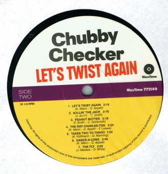 LP Chubby Checker: Let's Twist Again LTD