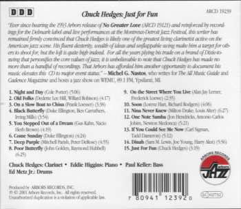 CD Chuck Hedges: Just For Fun