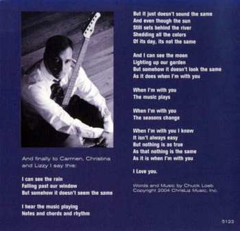 CD Chuck Loeb: When I'm With You