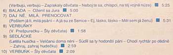 LP Horňácká Cimbálová Muzika Martina Hrbáče: Zpěvy Hanácka