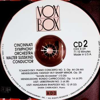 2CD Walter Susskind: Cincinatti-Susskind: Shostakovich & Tchaikovsky