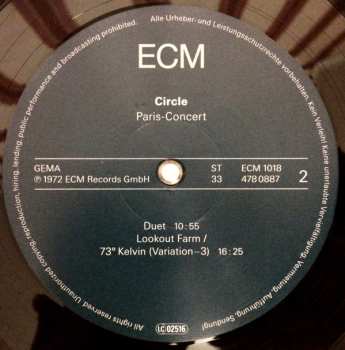 2LP Circle: Paris - Concert