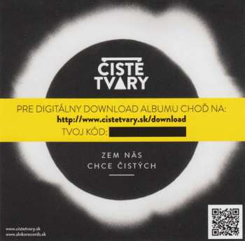 2LP/CD Čisté Tvary: Zem Nás Chce Čistých